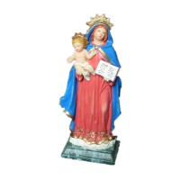 Resin Crafts Religious souvenir Catholic statue Maria sculpture for Festival Souvenirs