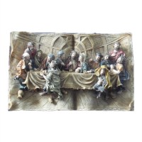 Resin crafts The Last Supper Plaque Religious Christian for souvenir and decoration