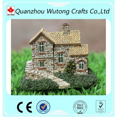 new design custom resin miniature house for sale