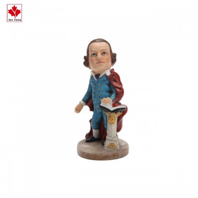 Mozart statue  doll car resin crafts character car decoration